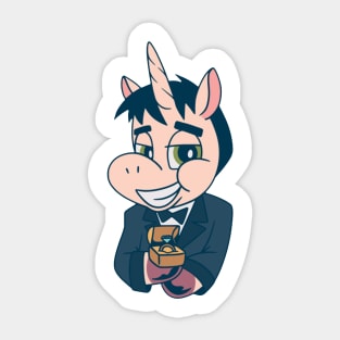 Unicorn Groom Sticker